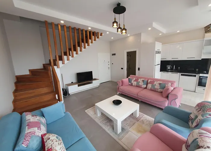 Dreamy Luxury Two-bedroom Penthouse With Special Forest, Mountain And Sea Views Daire